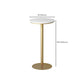 Glam Pedestal Pub Table Artificial Marble Bar Height Cocktail Table Clearhalo 'Bar Furniture' 'Bar Tables' 'bar_tables' 'furn' 'furn_bar_tables' 'Furniture' 'Kitchen & Dining Furniture' 6127234