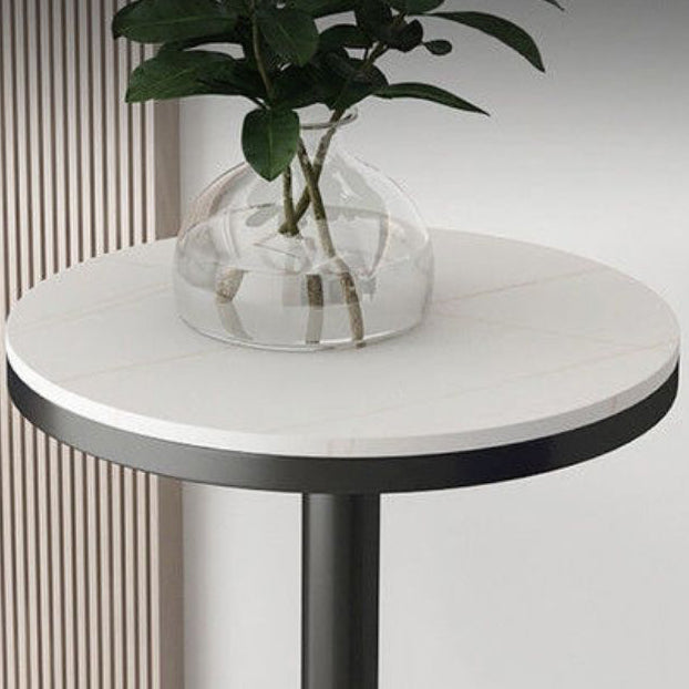 Industrial Bar Table Dining Table with Pedestal Base for Kitchen Living Room Clearhalo 'Bar Furniture' 'Bar Tables' 'bar_tables' 'furn' 'furn_bar_tables' 'Furniture' 'Kitchen & Dining Furniture' 6127246