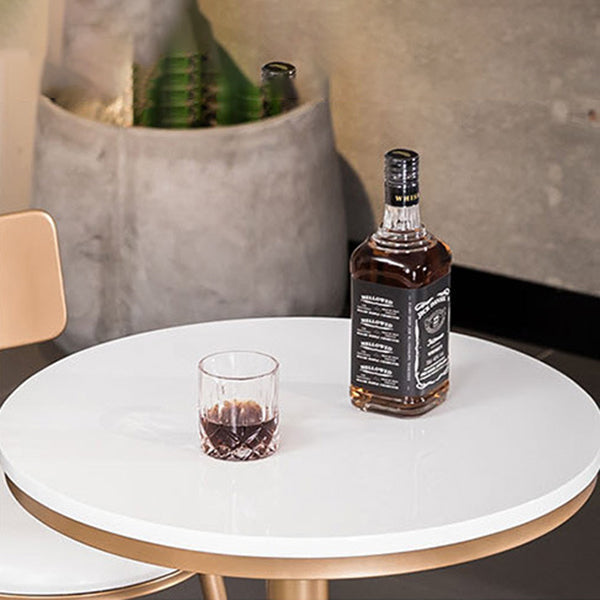 Modern Bar Table White Dining Table for Kitchen Living Room Coffee Room Clearhalo 'Bar Furniture' 'Bar Tables' 'bar_tables' 'furn' 'furn_bar_tables' 'Furniture' 'Kitchen & Dining Furniture' 6127302