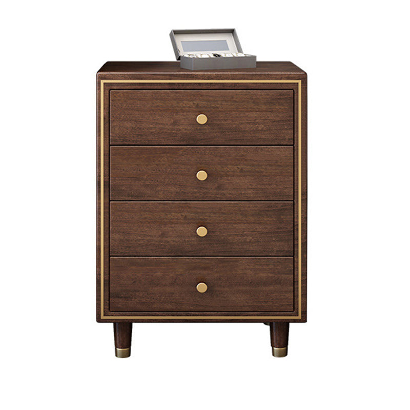Glam Solid Wood Storage Chest Bedroom Chest in Brown with Drawers 4 Clearhalo 'Bedroom Furniture' 'Dressers & Chests' 'dressers_chests' 'furn' 'furn_dressers_chests' 'Furniture' 6127444