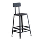 Juego de mesa de Bar Industrial de 1/3/5 piezas, mesa redonda de madera de pino para cafetería