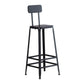 Juego de mesa de Bar Industrial de 1/3/5 piezas, mesa redonda de madera de pino para cafetería