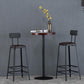 Juego de mesa de Bar Industrial de 1/3/5 piezas, mesa redonda de madera de pino para cafetería