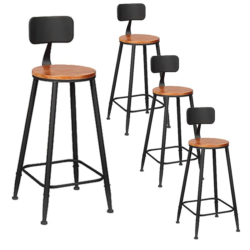 Set tavolo da bar industriale Tavolo da bancone in legno massello da 1/4/9 pezzi per interni