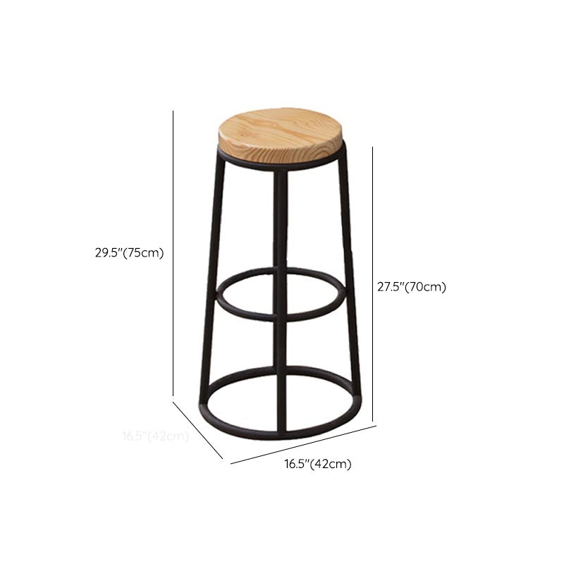 Set tavolo da bar industriale Tavolo da bancone in legno massello da 1/4/9 pezzi per interni
