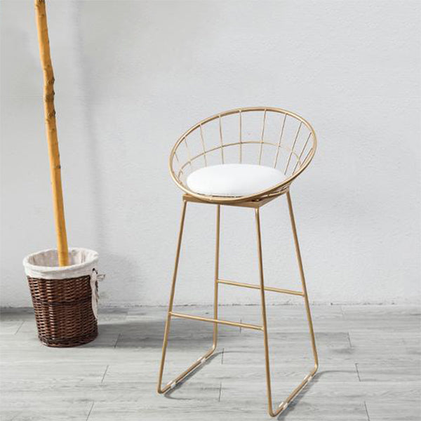 Metal and Wood Set 1/2/3 Pieces Contemporary Round Bar Stool and Table Set Clearhalo 'Bar Furniture' 'furn' 'furn_home_bar_bar_sets' 'Furniture' 'Home Bars & Bar Sets' 'home_bar_bar_sets' 'Kitchen & Dining Furniture' 6127553