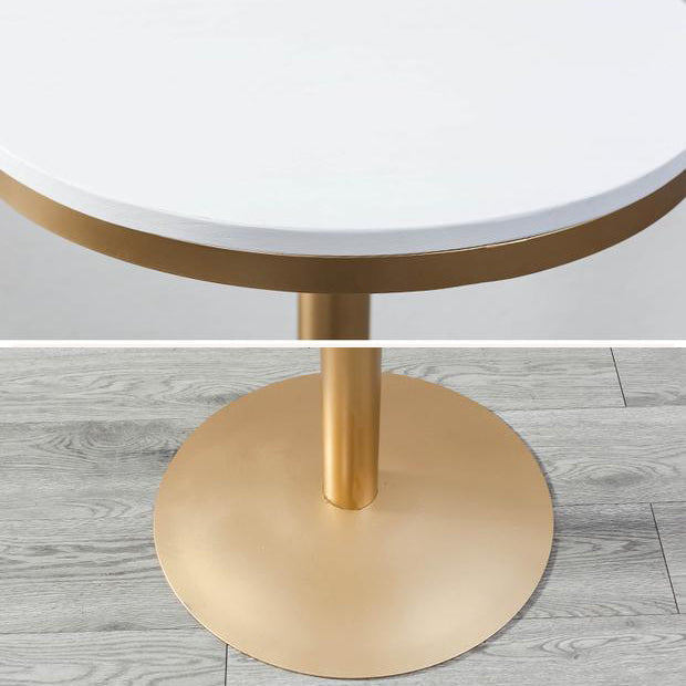 Metal and Wood Set 1/2/3 Pieces Contemporary Round Bar Stool and Table Set Clearhalo 'Bar Furniture' 'furn' 'furn_home_bar_bar_sets' 'Furniture' 'Home Bars & Bar Sets' 'home_bar_bar_sets' 'Kitchen & Dining Furniture' 6127558