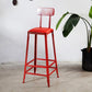 Industrial 1/5 Pieces Bar Table Set Rectangle Wood Counter Table with High Stools for Bar