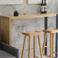 Modern Bar Table Set 1/2/3 Pieces Wooden Bar Table with High Wood Stools Clearhalo 'Bar Furniture' 'furn' 'furn_home_bar_bar_sets' 'Furniture' 'Home Bars & Bar Sets' 'home_bar_bar_sets' 'Kitchen & Dining Furniture' 6127657