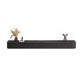 Modern Wall-mounted TV Media Stand 16" W Wood Black TV Stand with Drawers 87"L x 12"W x 8"H Wood Clearhalo 'furn' 'furn_tv_stands_entertainment_centers' 'Furniture' 'Living Room Furniture' 'TV Stands & Entertainment Centers' 'TV Stands & Media Storage Furniture' 'tv_stands_entertainment_centers' 6127855