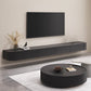 Modern Wall-mounted TV Media Stand 16" W Wood Black TV Stand with Drawers Clearhalo 'furn' 'furn_tv_stands_entertainment_centers' 'Furniture' 'Living Room Furniture' 'TV Stands & Entertainment Centers' 'TV Stands & Media Storage Furniture' 'tv_stands_entertainment_centers' 6127858