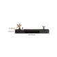 Modern Wall-mounted TV Media Stand 16" W Wood Black TV Stand with Drawers Clearhalo 'furn' 'furn_tv_stands_entertainment_centers' 'Furniture' 'Living Room Furniture' 'TV Stands & Entertainment Centers' 'TV Stands & Media Storage Furniture' 'tv_stands_entertainment_centers' 6127870