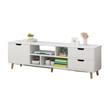 Funta supporto TV in legno moderno MEDIA TV con porte per soggiorno