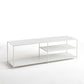 Nordic Living Room Iron Art TV Cabinet Modern Simple Creativity TV Stand White Open Shelving Clearhalo 'furn' 'furn_tv_stands_entertainment_centers' 'Furniture' 'Living Room Furniture' 'TV Stands & Entertainment Centers' 'TV Stands & Media Storage Furniture' 'tv_stands_entertainment_centers' 6128005