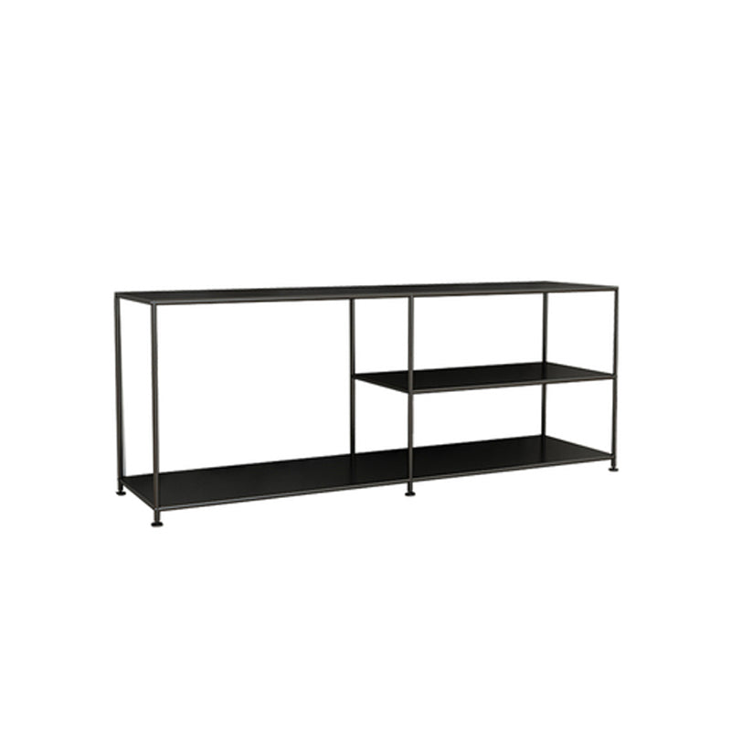 Nordic Living Room Iron Art TV Cabinet Modern Simple Creativity TV Stand Black Open Shelving Clearhalo 'furn' 'furn_tv_stands_entertainment_centers' 'Furniture' 'Living Room Furniture' 'TV Stands & Entertainment Centers' 'TV Stands & Media Storage Furniture' 'tv_stands_entertainment_centers' 6128010