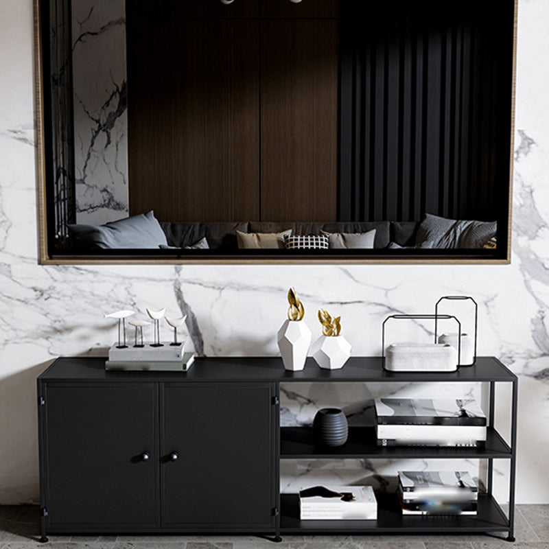 Nordic Living Room Iron Art TV Cabinet Modern Simple Creativity TV Stand Clearhalo 'furn' 'furn_tv_stands_entertainment_centers' 'Furniture' 'Living Room Furniture' 'TV Stands & Entertainment Centers' 'TV Stands & Media Storage Furniture' 'tv_stands_entertainment_centers' 6128011