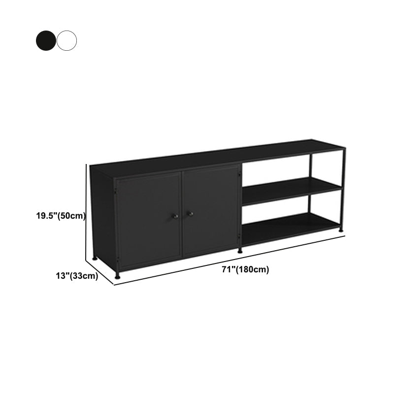 Nordic Living Room Iron Art TV Cabinet Modern Simple Creativity TV Stand Clearhalo 'furn' 'furn_tv_stands_entertainment_centers' 'Furniture' 'Living Room Furniture' 'TV Stands & Entertainment Centers' 'TV Stands & Media Storage Furniture' 'tv_stands_entertainment_centers' 6128019
