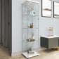 Contemporary Tempered Glass Curio Cabinet Glass Doors Display Cabinet for Bedroom Clearhalo 'Display & China Cabinets' 'display_china_cabinets' 'furn' 'furn_display_china_cabinets' 'Furniture' 'Kitchen & Dining Furniture' 6128038
