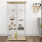 Contemporary Tempered Glass Curio Cabinet Glass Doors Display Cabinet for Bedroom Clearhalo 'Display & China Cabinets' 'display_china_cabinets' 'furn' 'furn_display_china_cabinets' 'Furniture' 'Kitchen & Dining Furniture' 6128041