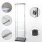 Contemporary Tempered Glass Curio Cabinet Glass Doors Display Cabinet for Bedroom Clearhalo 'Display & China Cabinets' 'display_china_cabinets' 'furn' 'furn_display_china_cabinets' 'Furniture' 'Kitchen & Dining Furniture' 6128052