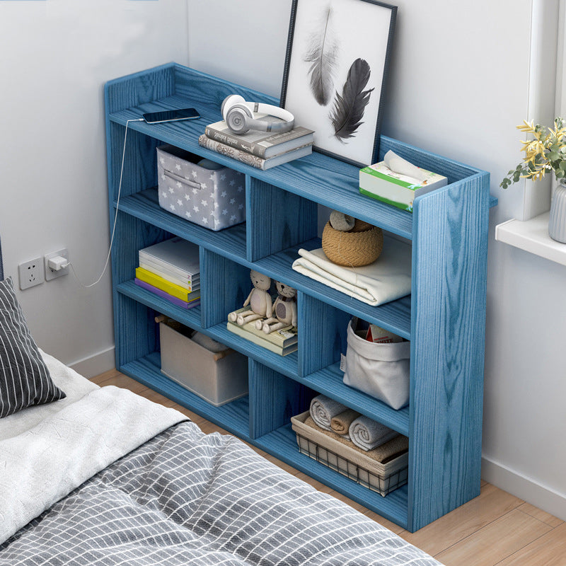 35,43 "Taltabo in legno alto tavolo da notte aperto con scaffali