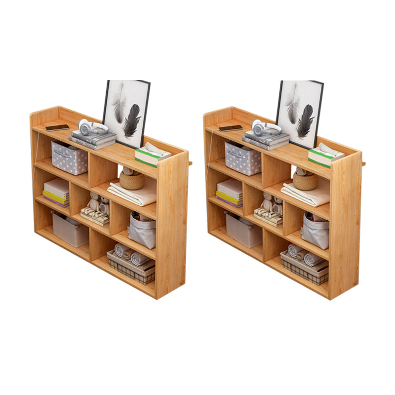 35,43 "Taltabo in legno alto tavolo da notte aperto con scaffali