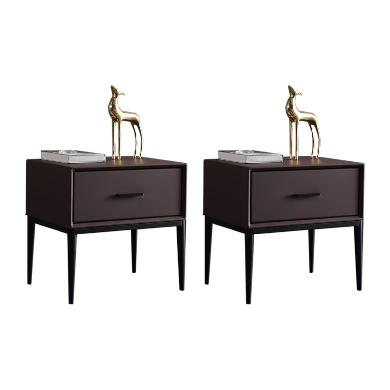 Comodino in legno in legno massiccio moderno comodino da tavolo con cassetto