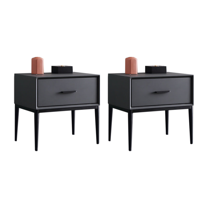 Comodino in legno in legno massiccio moderno comodino da tavolo con cassetto