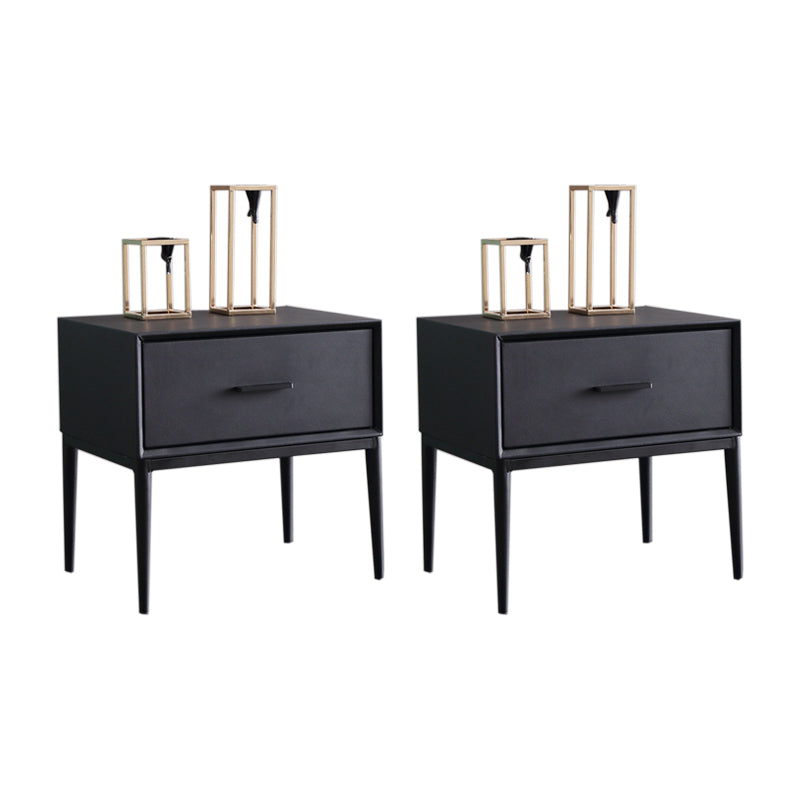 Comodino in legno in legno massiccio moderno comodino da tavolo con cassetto