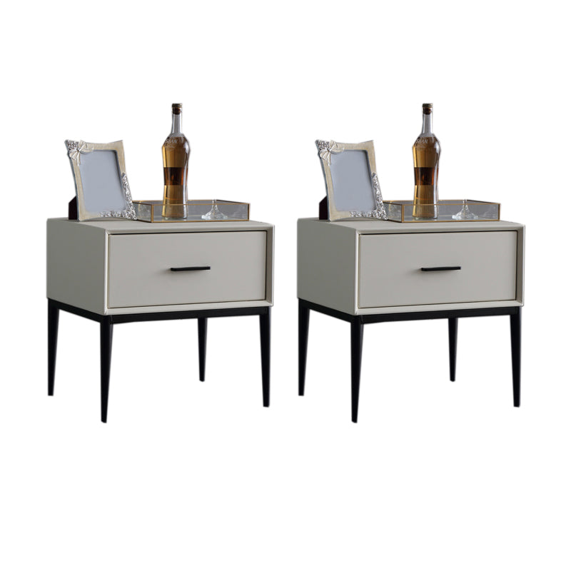 Comodino in legno in legno massiccio moderno comodino da tavolo con cassetto