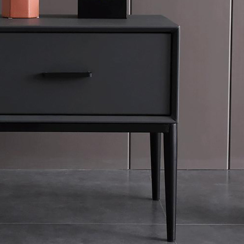 Comodino in legno in legno massiccio moderno comodino da tavolo con cassetto