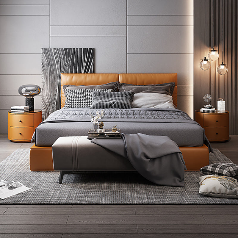 Mesa de vidrio de gabinete moderno y madera de goma para dormitorio