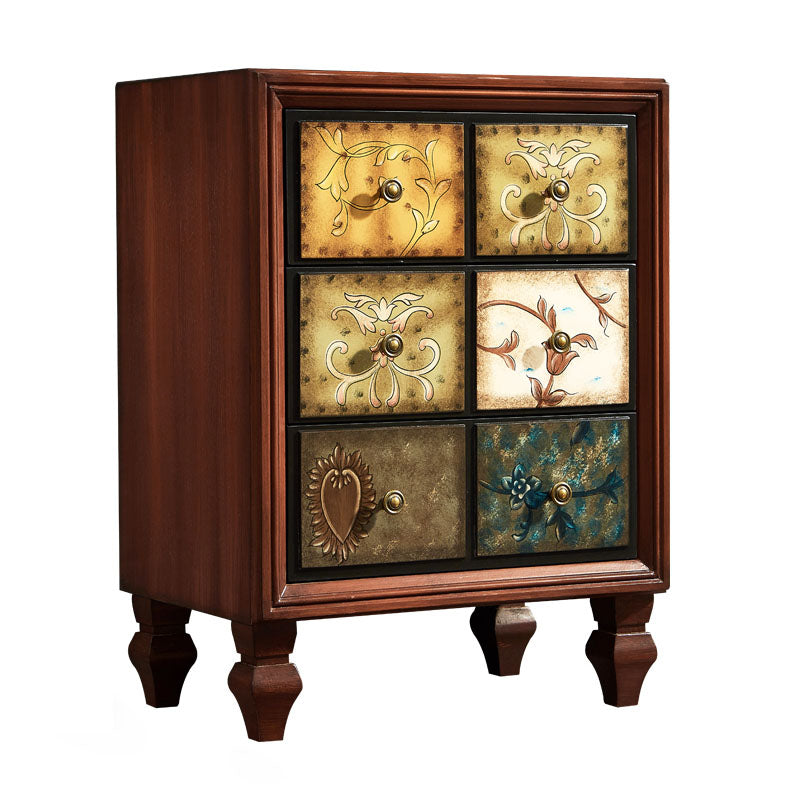 15,99/17,55 inch W Traditionele opbergkorst Dressoir massief houtservleek