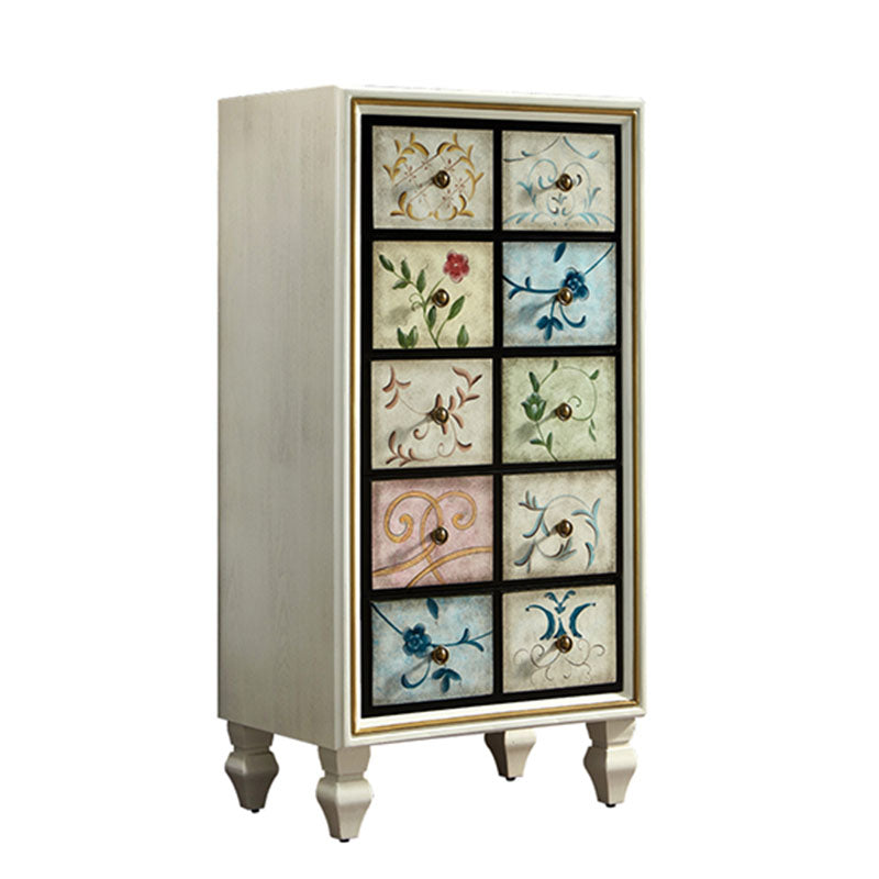 15,99/17,55 inch W Traditionele opbergkorst Dressoir massief houtservleek