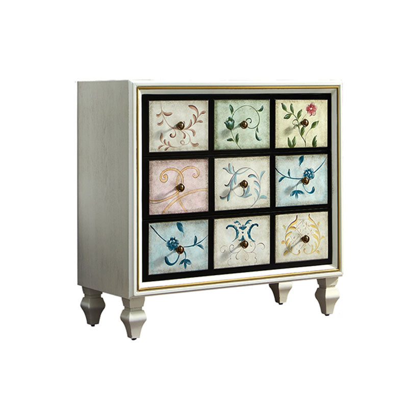 15,99/17,55 inch W Traditionele opbergkorst Dressoir massief houtservleek