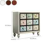 15.99/17.55 Inch W Traditional Storage Chest Dresser Solid Wood Dresser