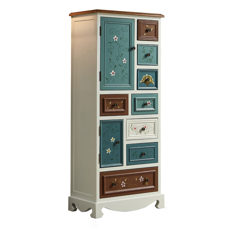 Kust opbergkast Dressoir Solid Wood Dresser met 7/8/10/12 laden