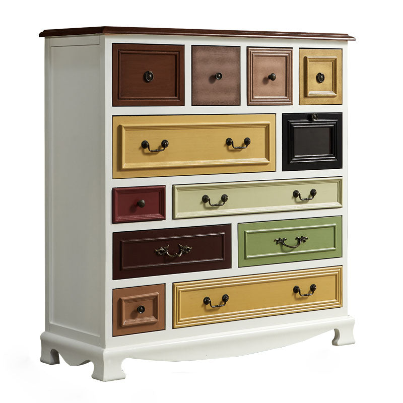 Kust opbergkast Dressoir Solid Wood Dresser met 7/8/10/12 laden