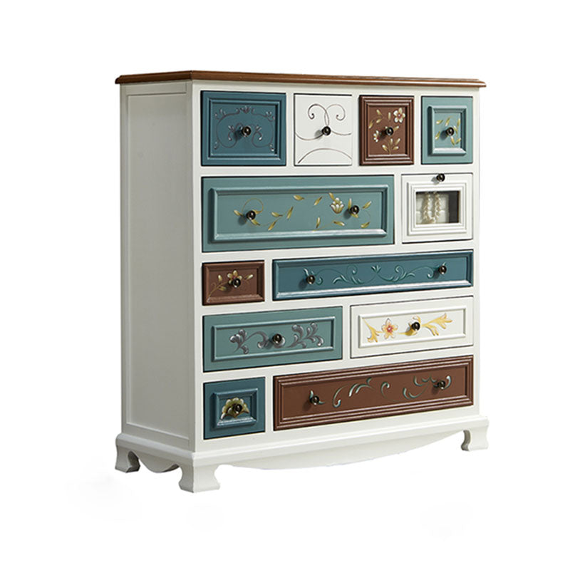 Kust opbergkast Dressoir Solid Wood Dresser met 7/8/10/12 laden