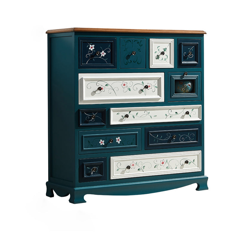 Kust opbergkast Dressoir Solid Wood Dresser met 7/8/10/12 laden