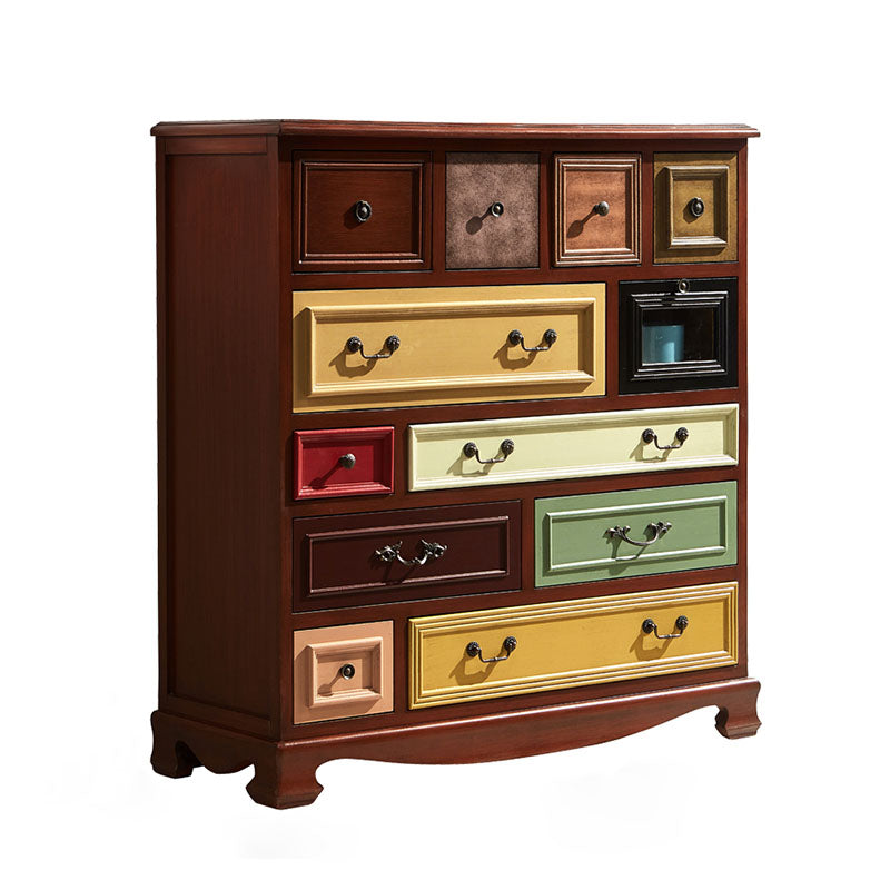 Kust opbergkast Dressoir Solid Wood Dresser met 7/8/10/12 laden