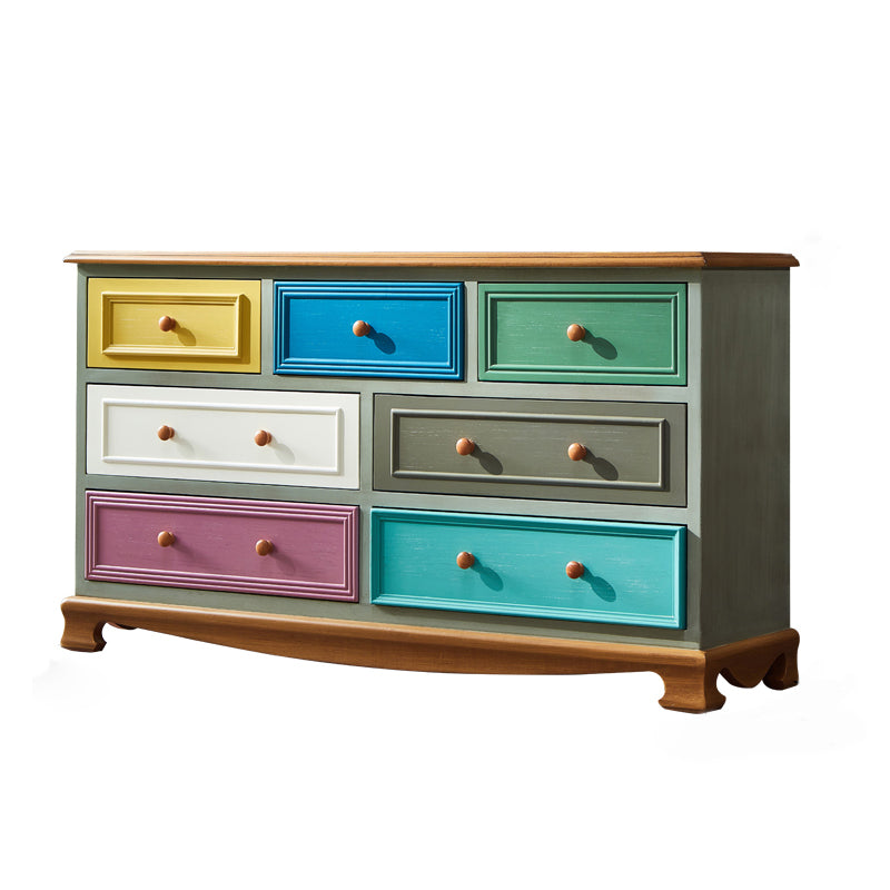 Kust opbergkast Dressoir Solid Wood Dresser met 7/8/10/12 laden