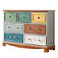 Kust opbergkast Dressoir Solid Wood Dresser met 7/8/10/12 laden