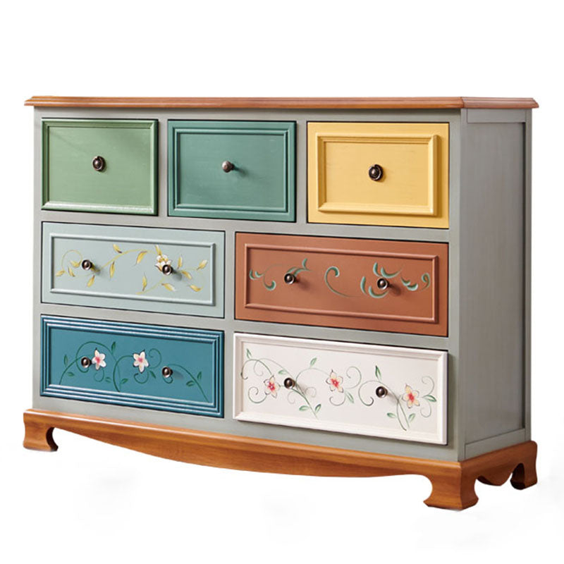 Kust opbergkast Dressoir Solid Wood Dresser met 7/8/10/12 laden