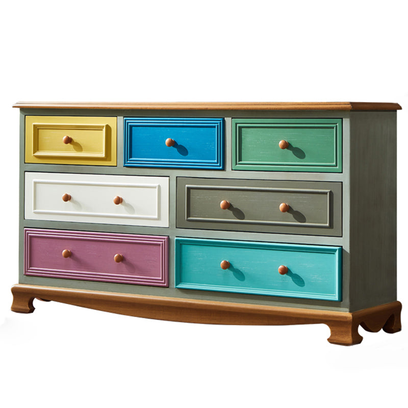 Kust opbergkast Dressoir Solid Wood Dresser met 7/8/10/12 laden