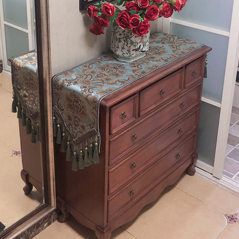 Cassettiera portaoggetti in legno massello da 13,65/15,6 pollici W Coastal