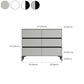15.6-inch Width Modern Storage Chest Stone Storage Chest Dresser Clearhalo 'Bedroom Furniture' 'Dressers & Chests' 'dressers_chests' 'furn' 'furn_dressers_chests' 'Furniture' 6129066