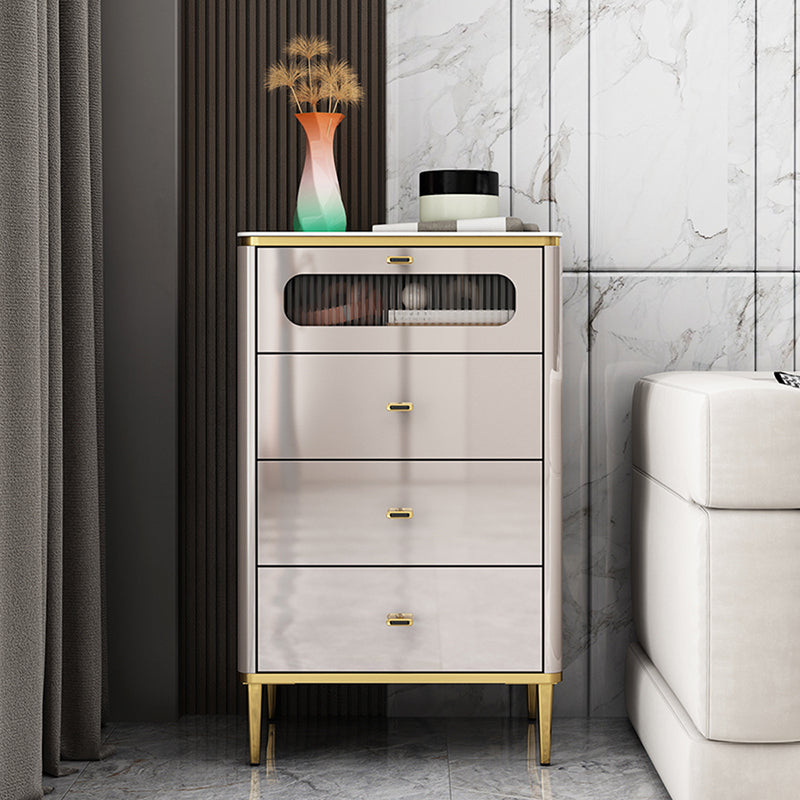 Cassettiera portaoggetti Glam da 15,6 pollici di larghezza, realizzata in legno