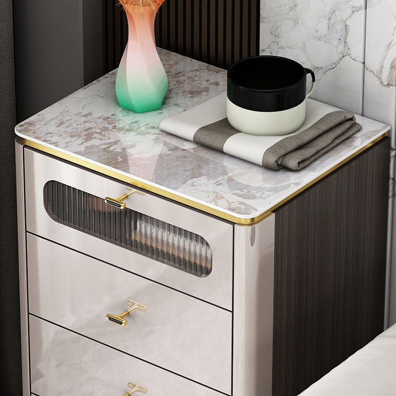 Cassettiera portaoggetti Glam da 15,6 pollici di larghezza, realizzata in legno