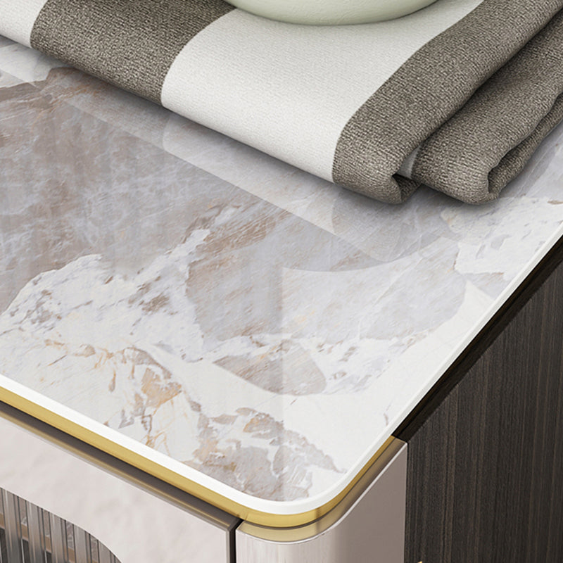 Cassettiera portaoggetti Glam da 15,6 pollici di larghezza, realizzata in legno